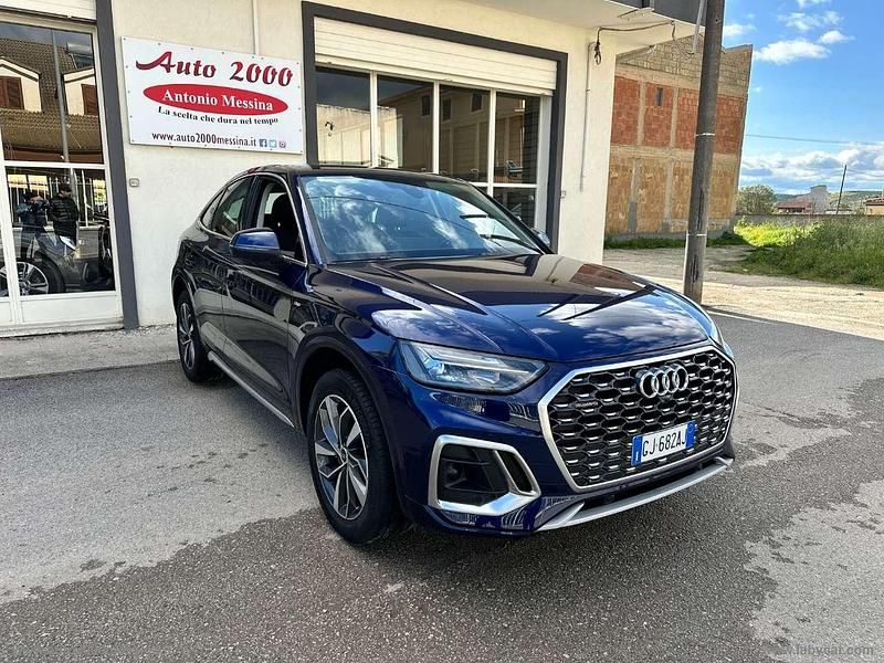Usata Audi Q5 S-Line 204 CV (150 kW) 2022 Blu/azzurro SUV