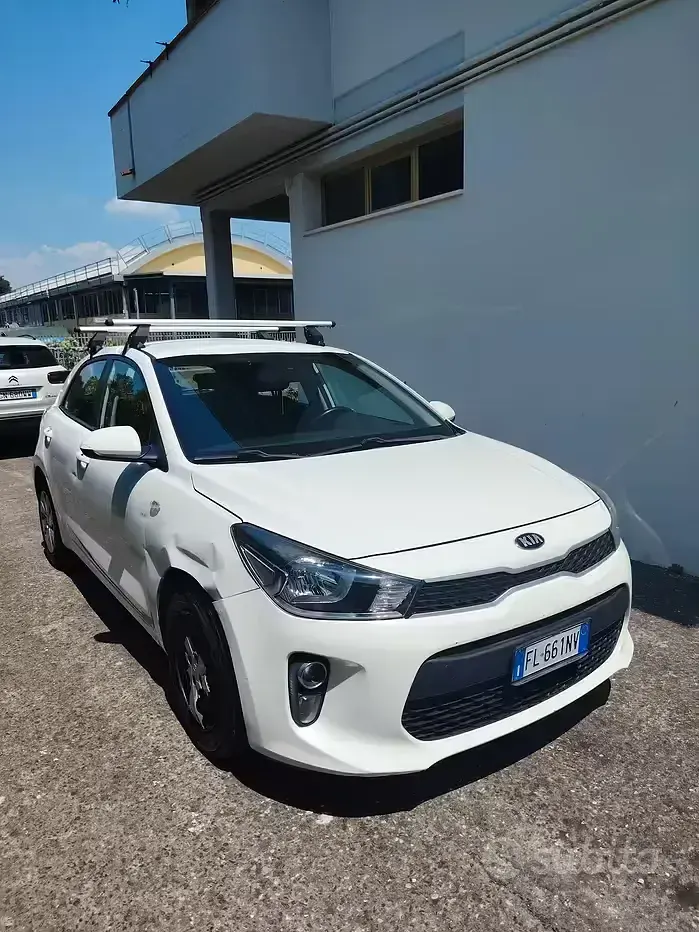 Usata Kia Rio 84 CV (61 kW) 2017 Bianco Berlina