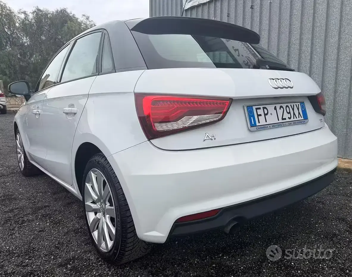 Usata Audi A1 116 CV (85 kW) 2018 Bianco Berlina