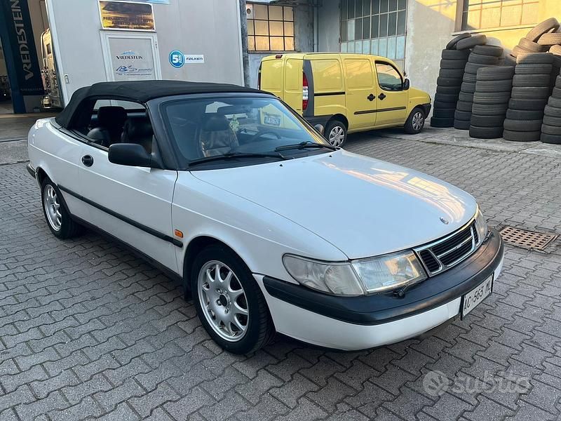 Usata Saab 900 Cabriolet 1995 Bianco Cabrio