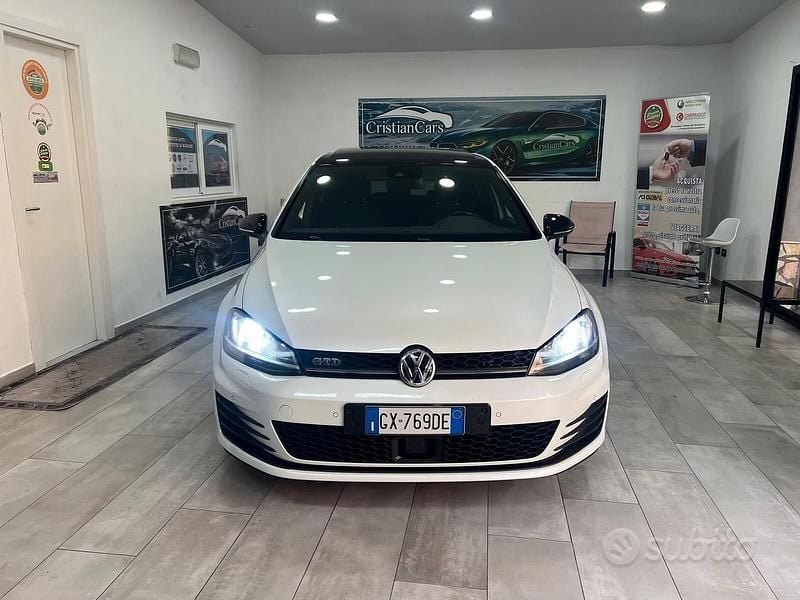 Usata VW Golf VII GTD 183 CV (134 kW) 2015 Bianco Berlina