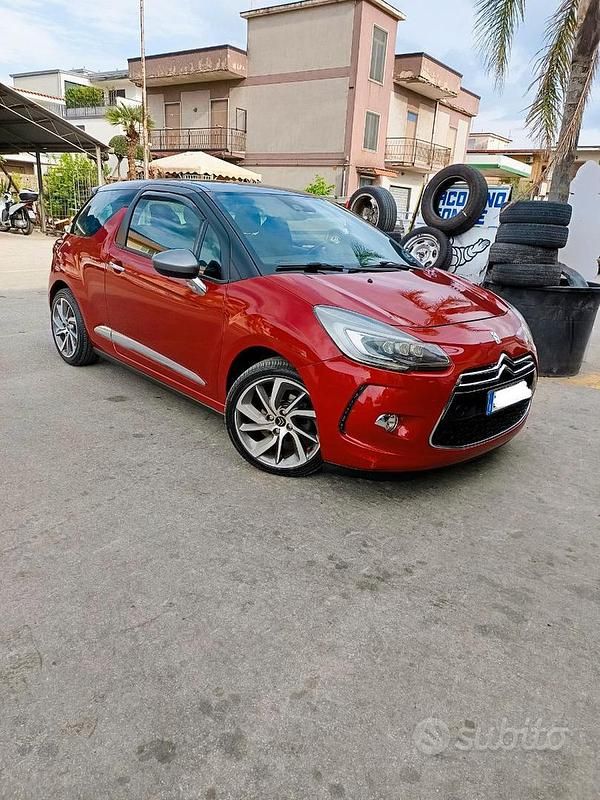 Usata Citroën DS3 120 CV (88 kW) 2016 Rosso Utilitaria