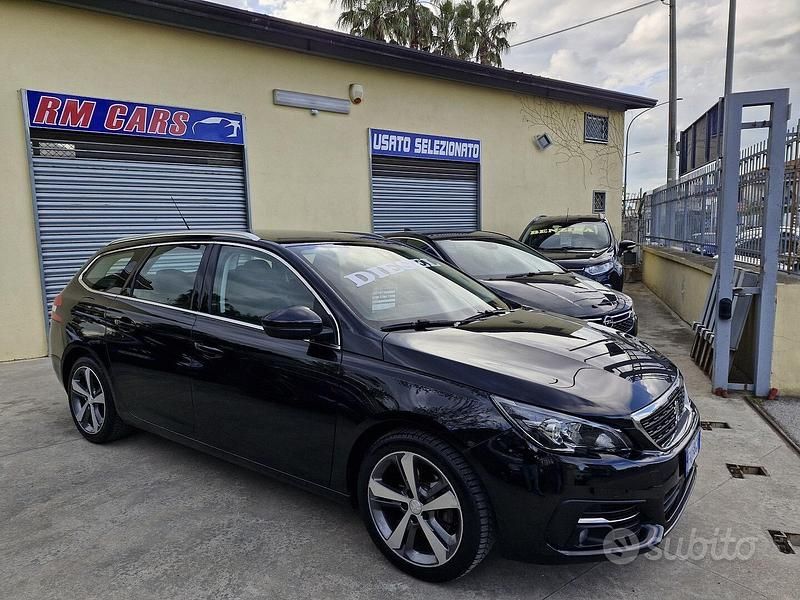 Usata Peugeot 308 Allure 131 CV (96 kW) 2019 Nero Station wagon