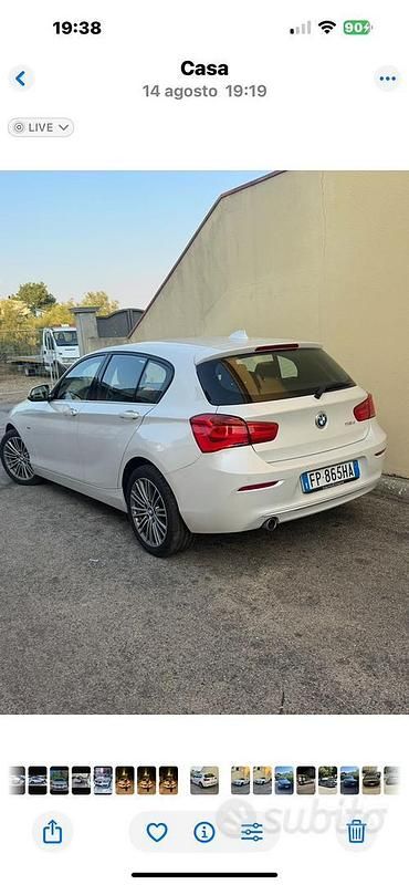 Usata BMW 116 116 CV (85 kW) 2018 Bianco Utilitaria