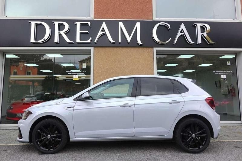 Usata VW Polo R-line 95 CV (69 kW) 2018 Grigio perlato Berlina