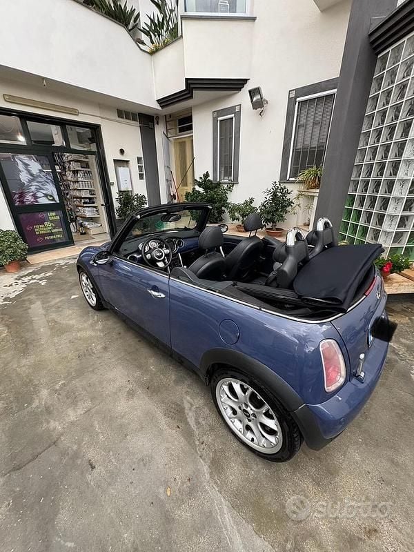 Usata Mini Cooper S Cabriolet 170 CV (125 kW) 2006 Blu Cabrio