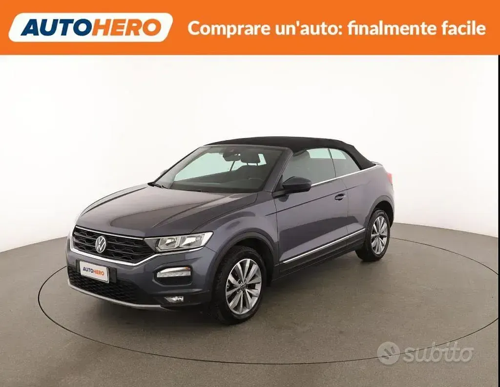 Brugt VW T-Roc Cabriolet Style 150 HK (110 kW) 2021 Grå Cabriolet