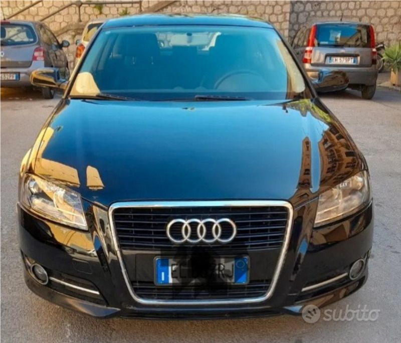 Usata Audi A3 90 CV (66 kW) 2012 Nero Coupé