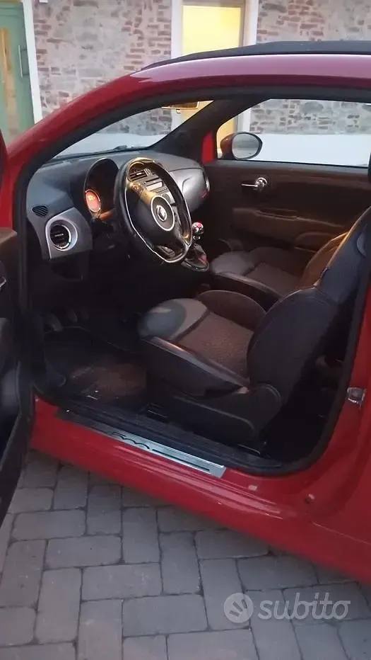 Usata Fiat 500S 69 CV (50 kW) 2013 Rosso Cabrio