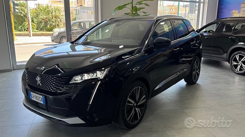 Usata Peugeot 3008 GT-line 131 CV (96 kW) 2021 Nero SUV