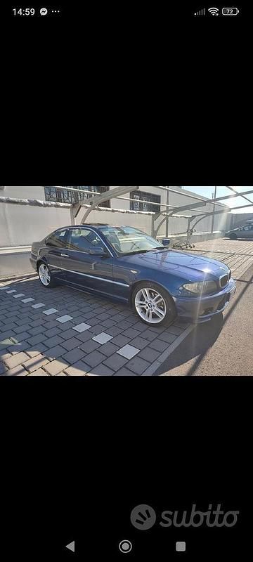Usata BMW 320 150 CV (110 kW) 2004 Blu Coupé