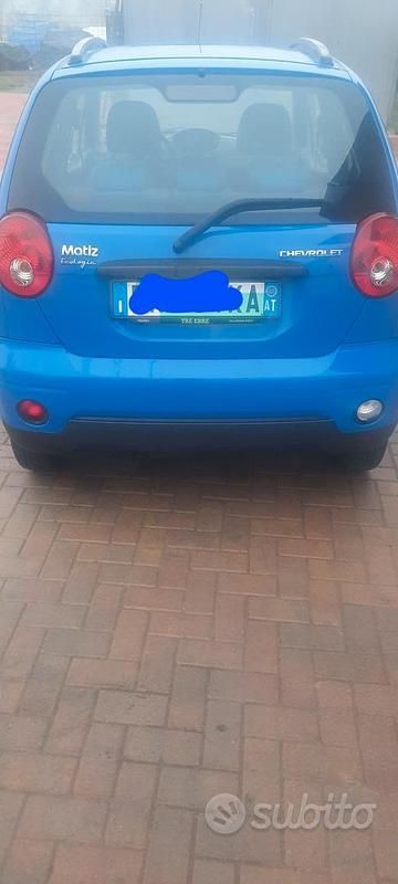 Usata Chevrolet Matiz 52 CV (38 kW) 2008 Blu Utilitaria