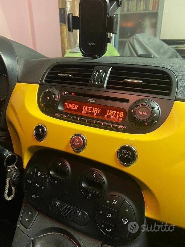 Usata Fiat 500 Lounge 2008 Giallo Utilitaria