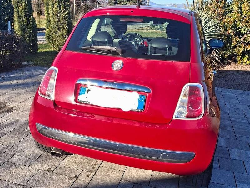 Usata Fiat 500 Lounge 69 CV (50 kW) 2009 Rosso Utilitaria