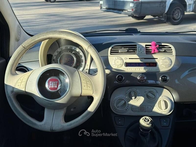 Usata Fiat 500 69 CV (50 kW) 2009 Gray Cabrio