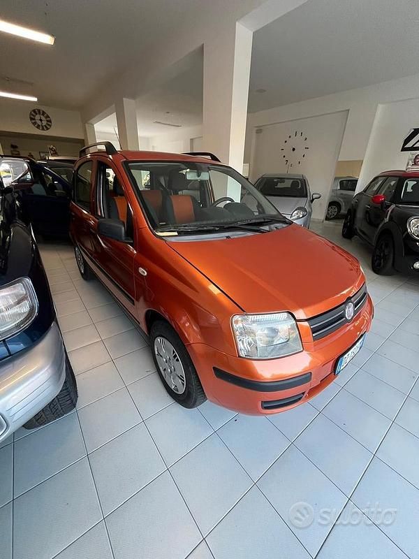 Usata Fiat Panda 2008 Rosso Utilitaria
