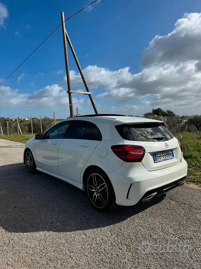 Usata Mercedes A200 136 CV (100 kW) 2017 Bianco Berlina