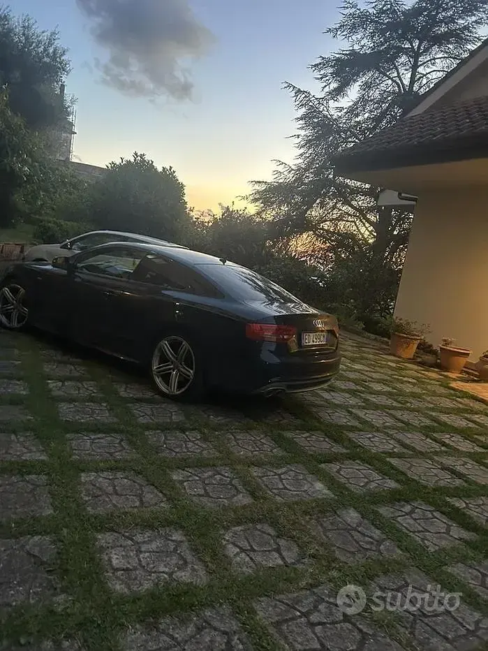 Usata Audi A5 S-Line 170 CV (125 kW) 2010 Nero Coupé