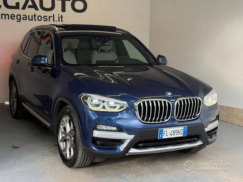 Usata BMW X3 xLine 190 CV (139 kW) 2018 Blu SUV