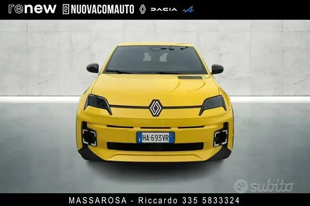 Uusi Renault R5 Evolution 89 kW (122 HP) 2025 Keltainen Viistoperä