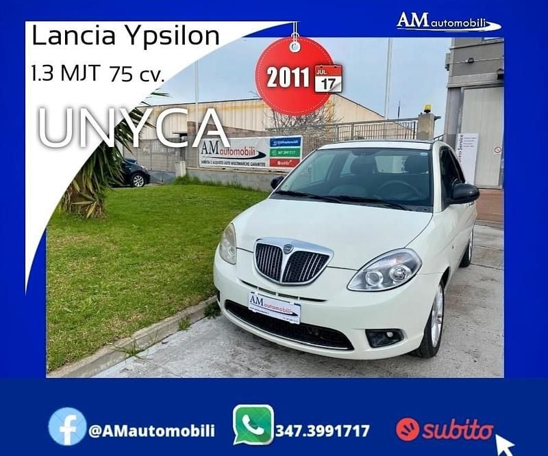 Usata Lancia Ypsilon 75 CV (55 kW) 2011 Bianco Utilitaria