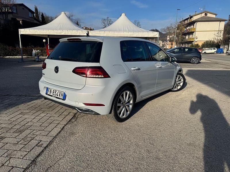 Usata VW Golf VII Highline 115 CV (84 kW) 2018 Bianco Berlina