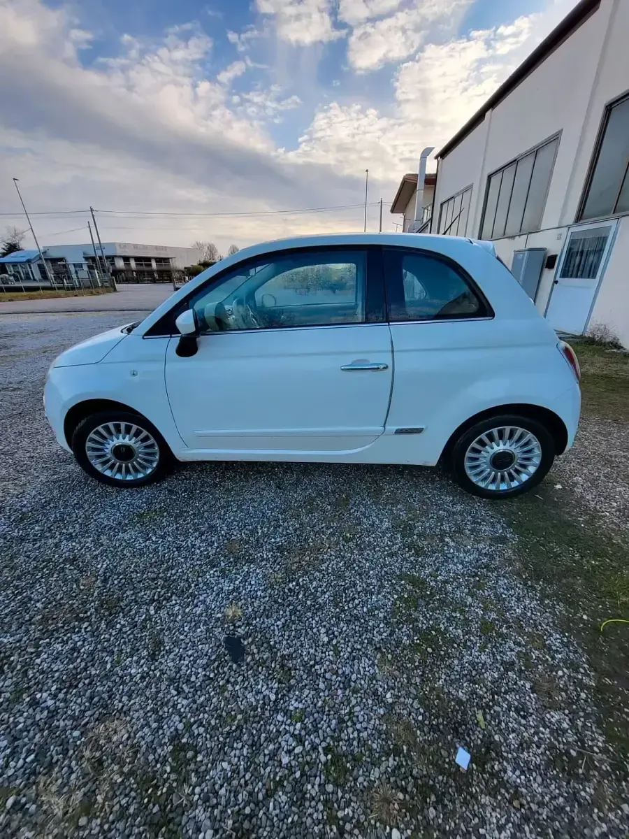 Usata Fiat 500 Pop 75 CV (55 kW) 2009 Bianco Cabrio