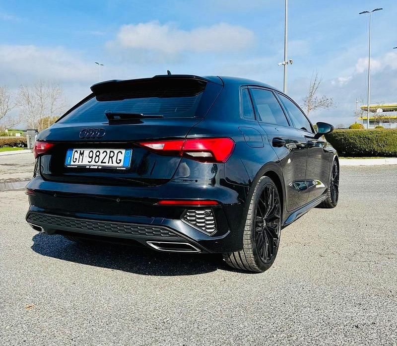 Usata Audi A3 S-Line 115 CV (84 kW) 2020 Nero Berlina