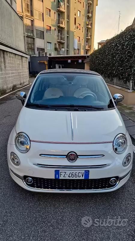 Usata Fiat 500C 2019 Bianco Cabrio