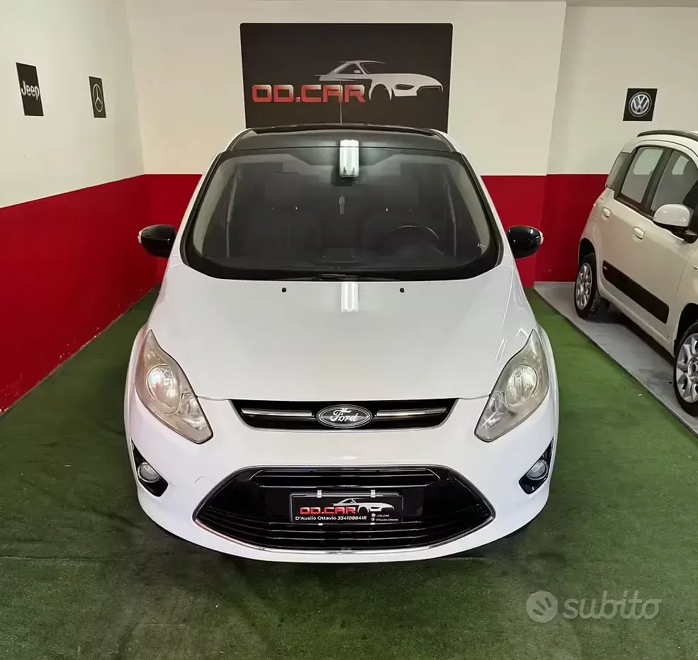 Gebraucht Ford C-MAX Titanium 115 PS (84 kW) 2011 Weiß Van / Kleinbus
