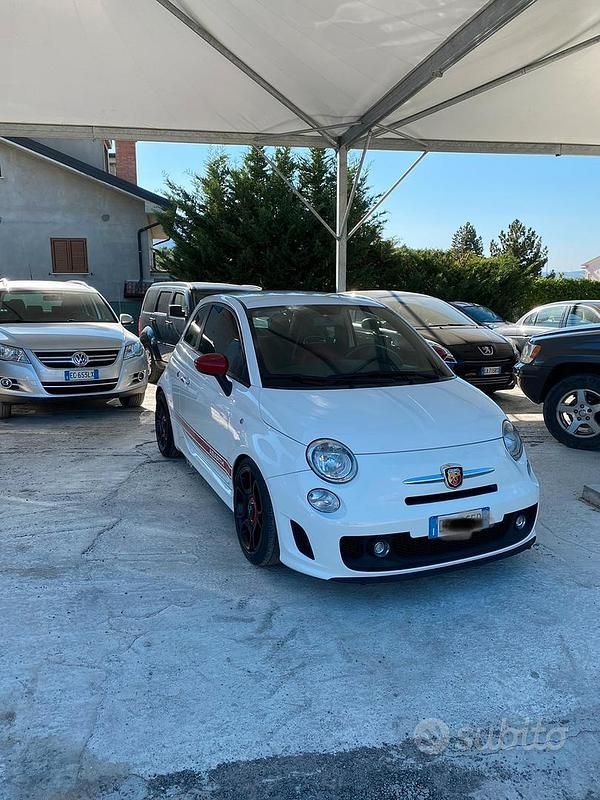 Usata Abarth 500 135 CV (99 kW) 2009 Bianco Utilitaria
