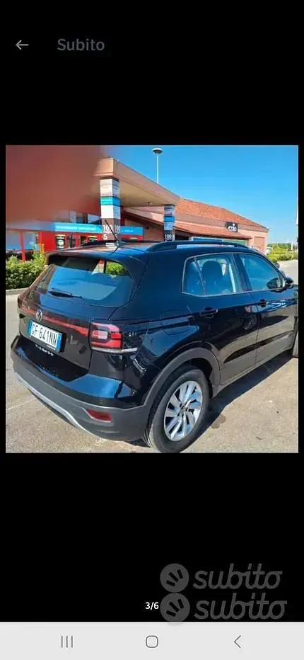 Usata VW T-Cross 95 CV (69 kW) 2021 Nero SUV