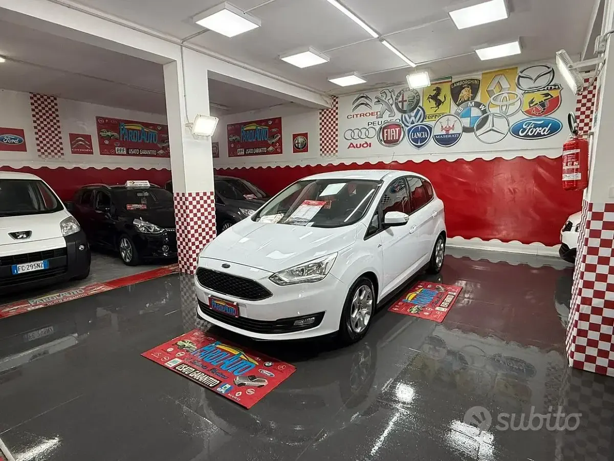 Usata Ford C-MAX 101 CV (74 kW) 2016 Bianco Monovolume