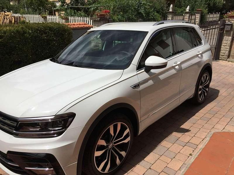 Usata VW Tiguan R-line 193 CV (141 kW) 2017 Bianco SUV