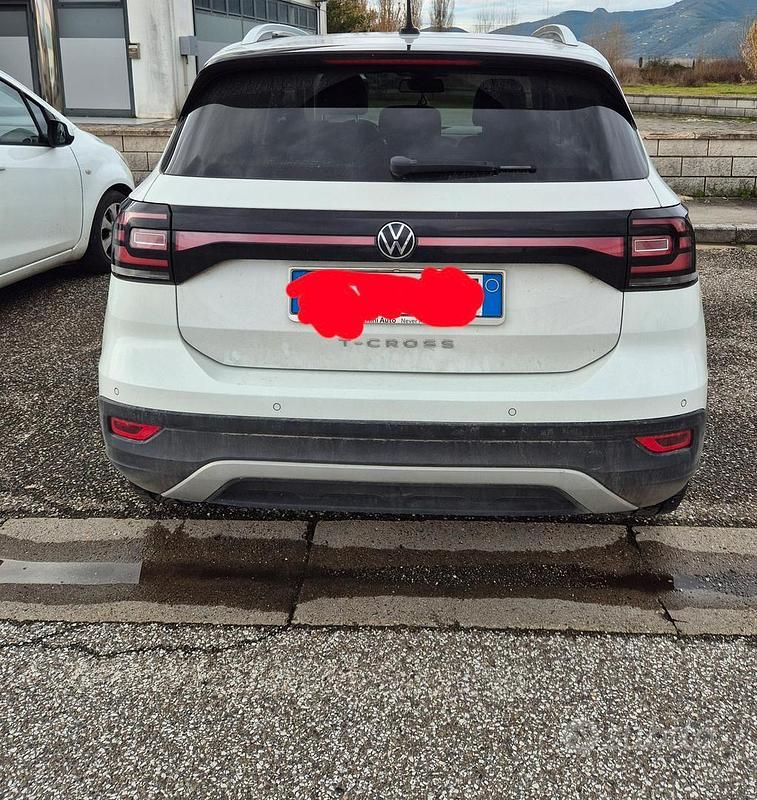 Usata VW T-Cross 110 CV (80 kW) 2021 Bianco SUV