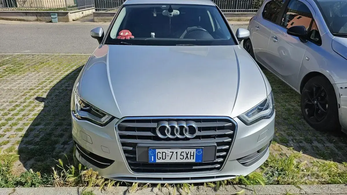 Usata Audi A3 Attraction 150 CV (110 kW) 2014 Grigio Berlina