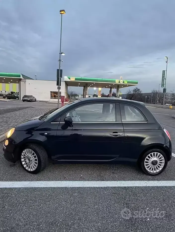 Usata Fiat 500 69 CV (50 kW) 2009 Blu Cabrio