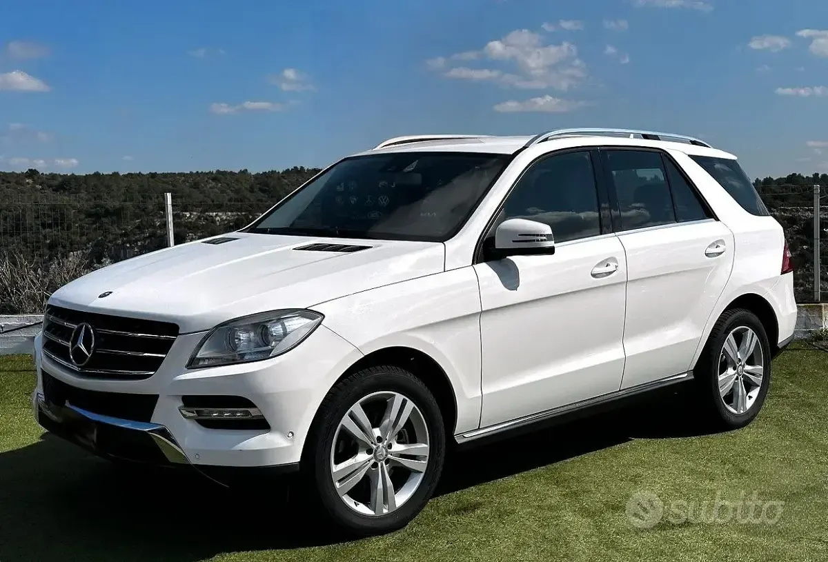 Usata Mercedes ML250 204 CV (150 kW) 2015 Bianco SUV