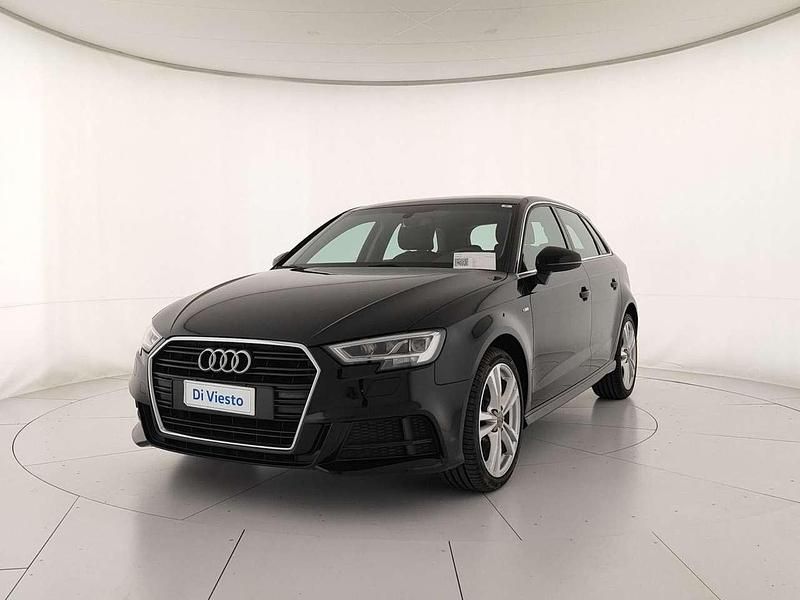 Usata Audi A3 S-Line 116 CV (85 kW) 2020 Nero brillante Berlina