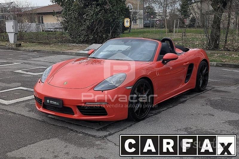 Usata Porsche 718 Boxster 350 CV (257 kW) 2016 Arancione Cabrio