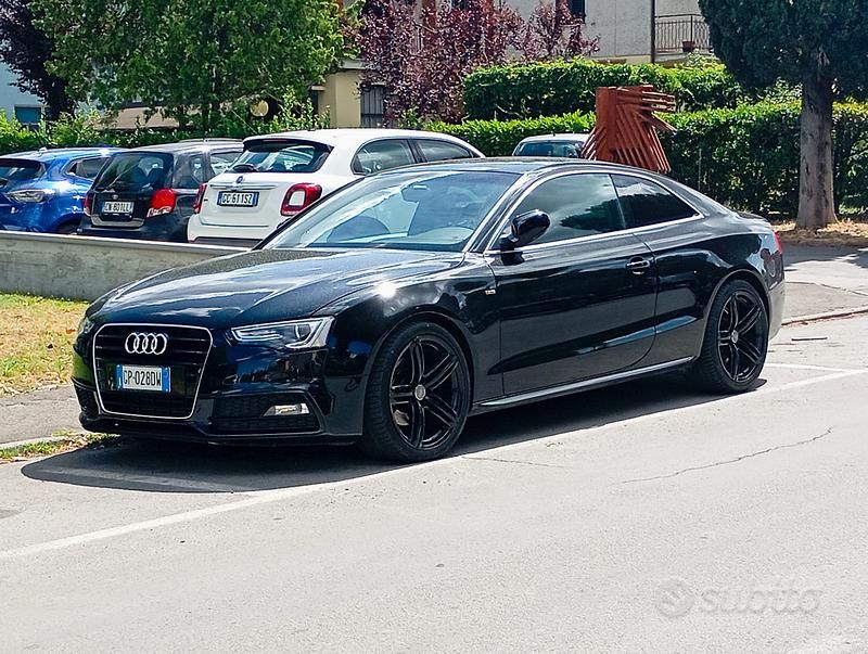 Usata Audi A5 177 CV (130 kW) 2014 Nero Coupé