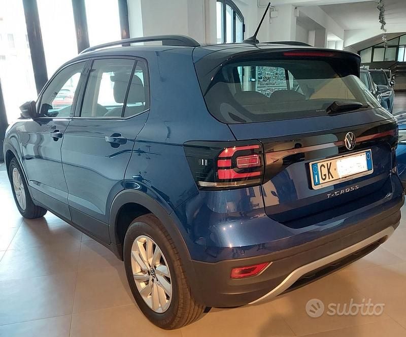 Usata VW T-Cross Style 95 CV (69 kW) 2022 Blu SUV