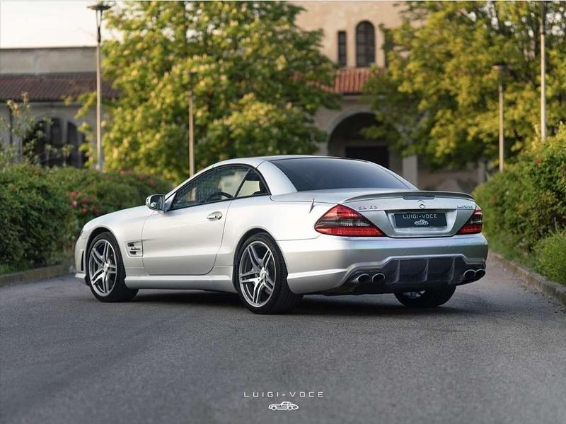 Usata Mercedes SL63 AMG AMG 525 CV (386 kW) 2010 Argento Cabrio