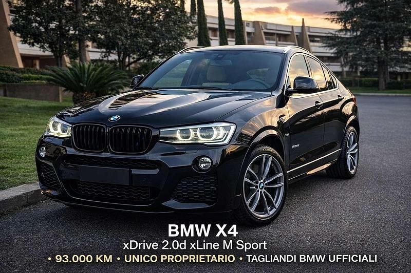 Usata BMW X4 M Sport 190 CV (139 kW) 2016 Nero SUV