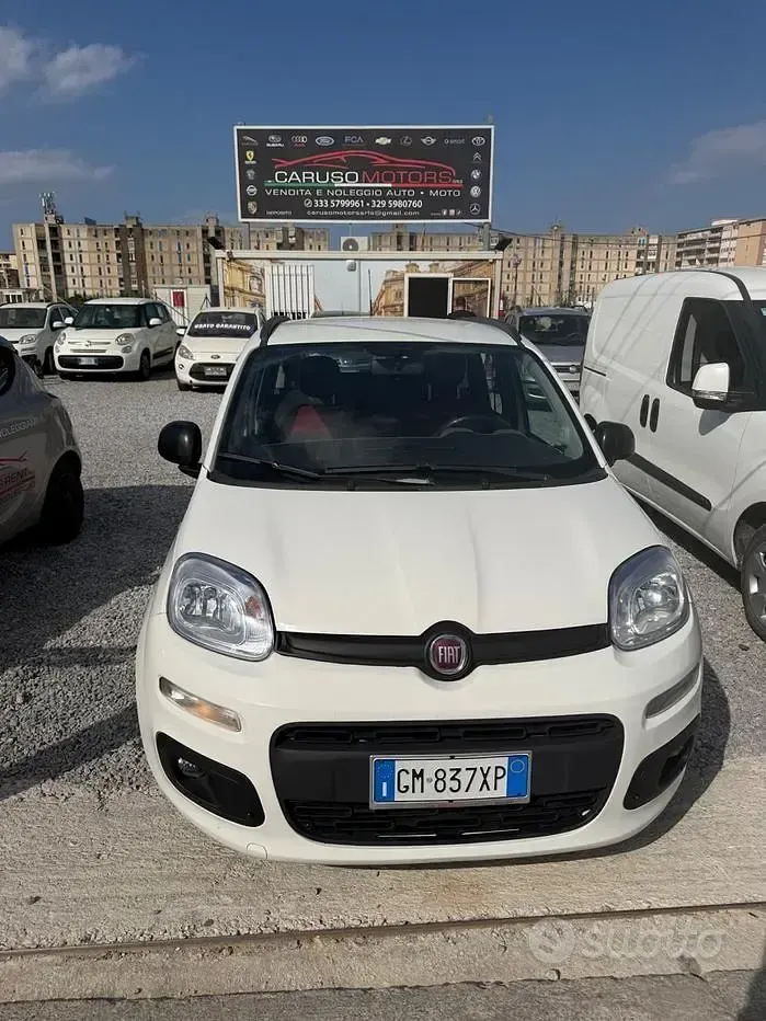 Usata Fiat Panda Easy 69 CV (50 kW) 2013 Bianco Utilitaria