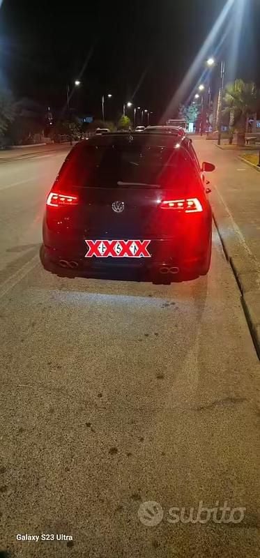 Usata VW Golf VII R 400 CV (294 kW) 2016 Nero Berlina