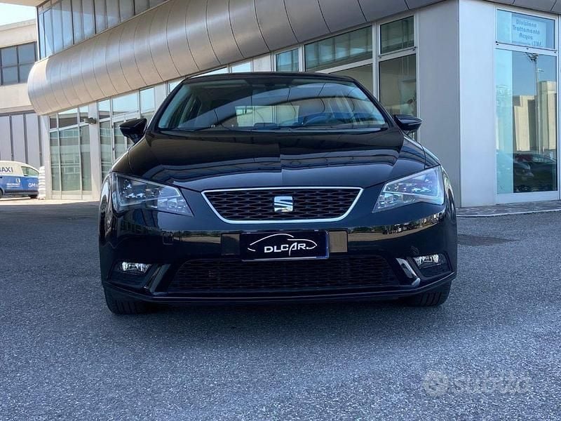 Usata Seat Leon Style 110 CV (80 kW) 2016 Nero Berlina