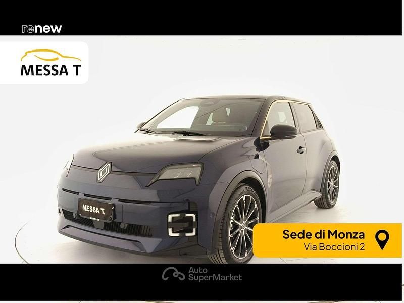 Nouvelle Renault 5 E-Tech Iconic 106 ch (77 kW) 2026 Bleue Berline