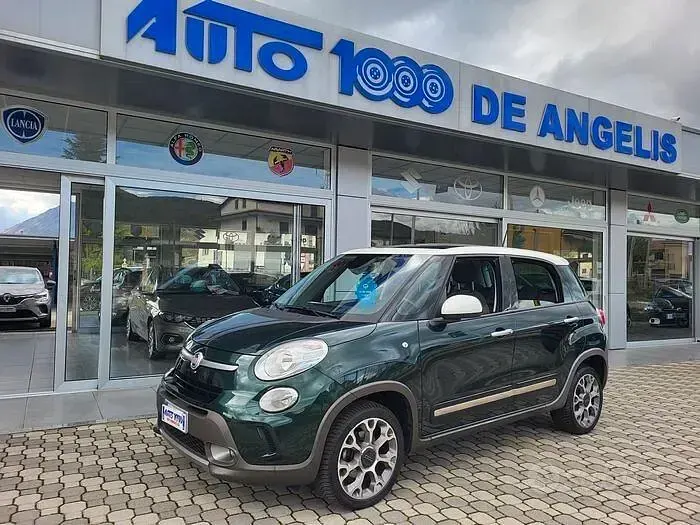 Usata Fiat 500L Trekking 85 CV (62 kW) 2015 Verde Monovolume