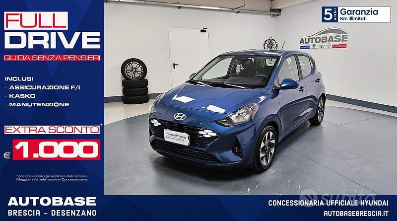 Nuova Hyundai i10 63 CV (46 kW) 2025 Blu Utilitaria